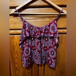 Colorful sleeveless top